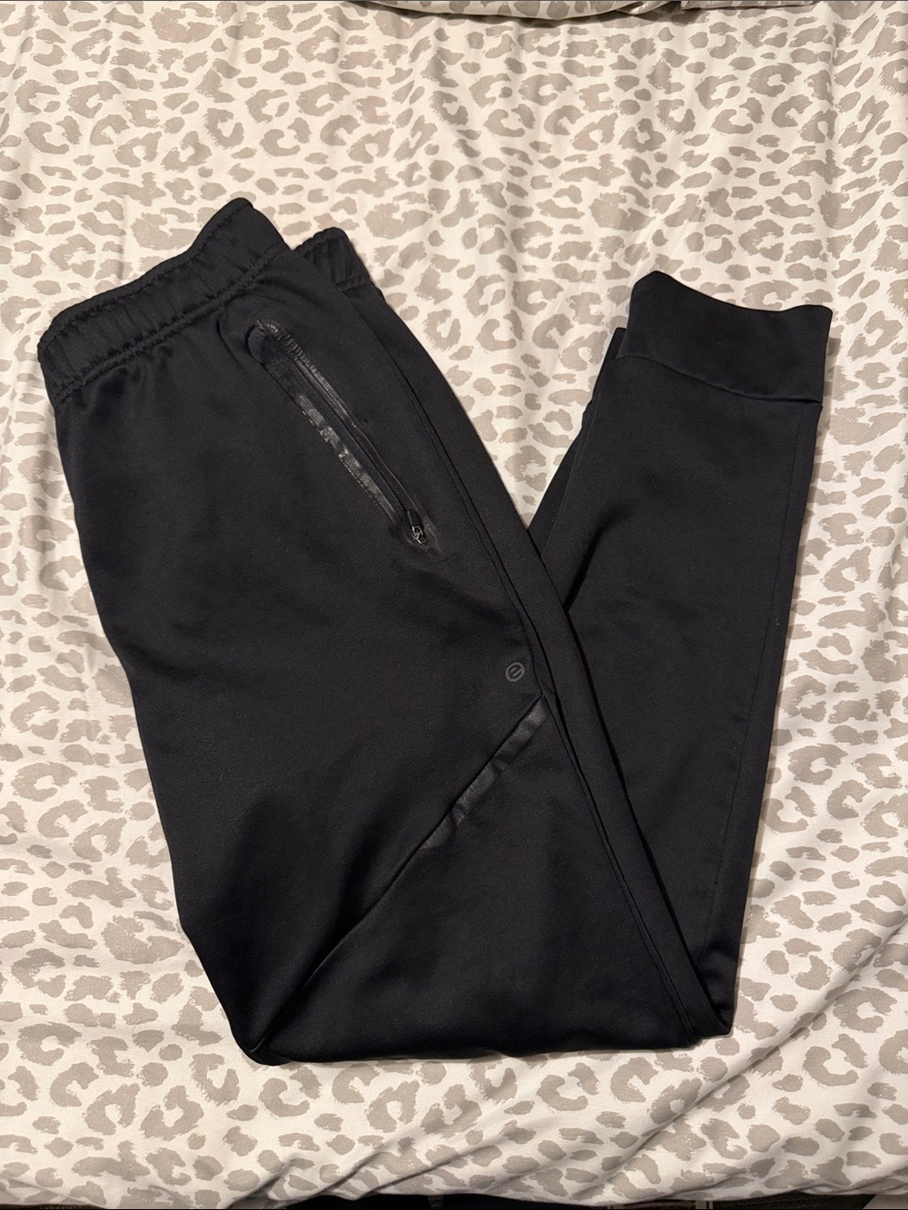 Etonic Black Fleece-Lined Sweatpants